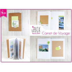 Caja Carnet de voyage - Kit de iniciación al scrapbooking
