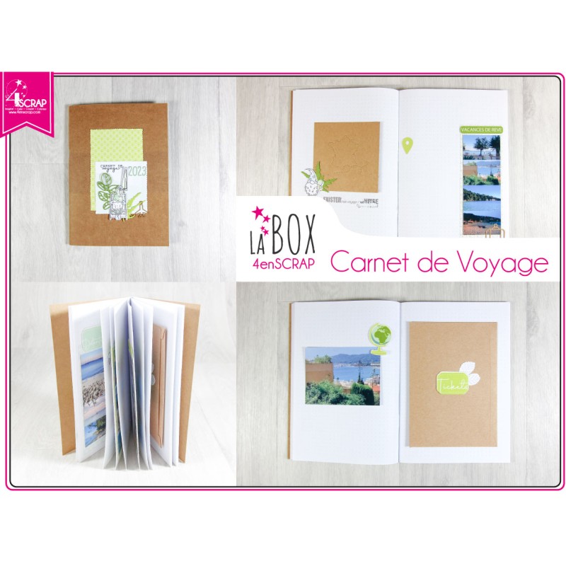 Kit scrapbooking - Carnet de voyage