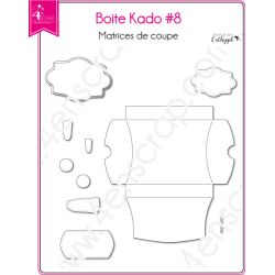 Caja de regalo 8 - Troquel de corte Caja de regalo 8 - Troquel de corte