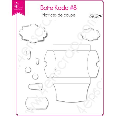 Boite kado 8 -Matrice de coupe Die