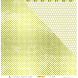 Weißes Laub auf grünem Hintergrund - Druckpapier