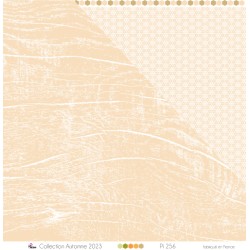 Fine effetto legno bianco su sfondo beige - Carta stampata