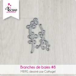 Branches de baies 8 - Matrice de coupe Die