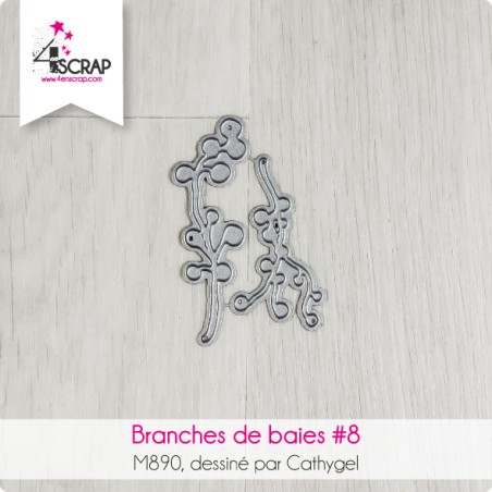 Branches de baies 8 - Matrice de coupe Die