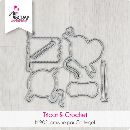 Tricot & Crochet - Matrice de coupe Die