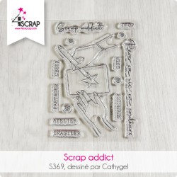 Scrap addict - Tampons transparents