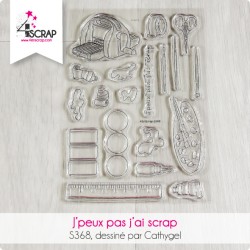 I can't I've scrap - Clear stamps