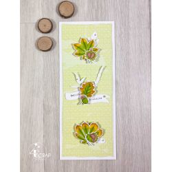Autumn leaves- Duo transparent stamps and die