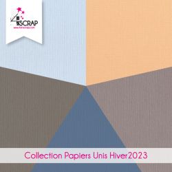 Pack Hiver 2023 Uni - Papier Scrapbooking
