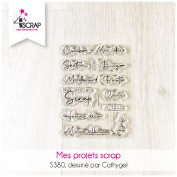 Mes projets scrap - Tampons transparents