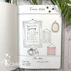 My scrapbook projects - Clear stamps