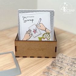 My scrapbook projects - Clear stamps