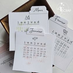 Perpetual calendar- Clear stamps