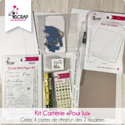 Pour lui - Kit Débutant Scrapbooking