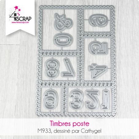 Timbres poste - Matrice de coupe Die