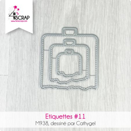 Etiquettes 11 - Matrice de coupe Die