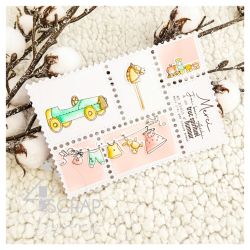 Timbres poste - Matrice de coupe Die