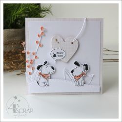 I WOOF YOU - Clear stamps