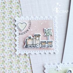 Children's bedroom - Duo transparent stamps and die
