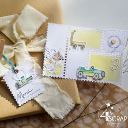 Children's bedroom - Duo transparent stamps and die