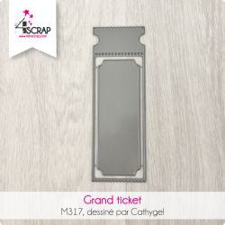 Cutting die Scrapbooking Card making birthday invitation - Grand ticket