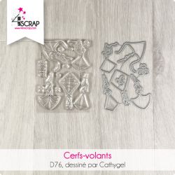 Kites - Duo transparent stamps and die