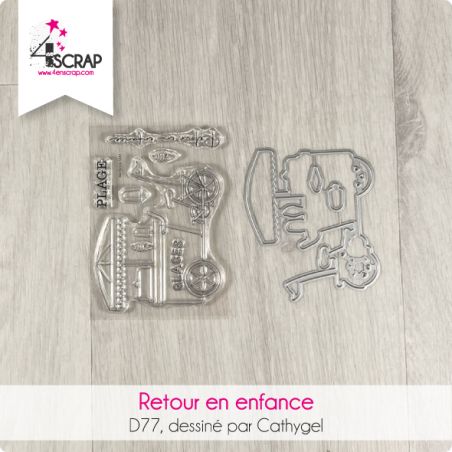 Retour en enfance - Duo tampons transparents et die