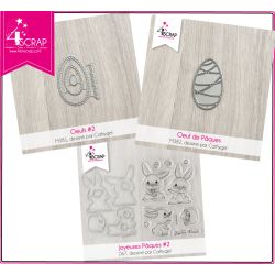 "Seaside" pack - Cutting die & Clear Stamps