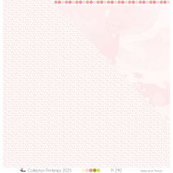 Mini beige candy canes on a white background - Printed paper