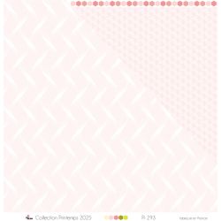 Mini beige candy canes on a white background - Printed paper