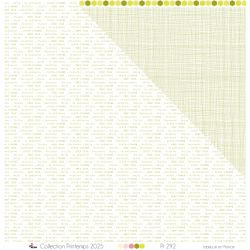 Mini beige candy canes on a white background - Printed paper