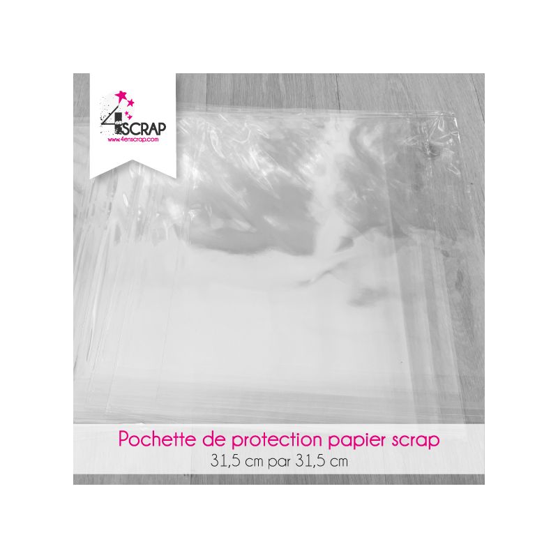 Protective pockets for square cards - Scrapbooking tools Protective pockets for square cards - Scrapbooking tools