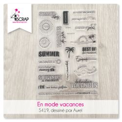 En mode vacances - Tampons transparents