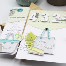 En mode vacances - Tampons transparents