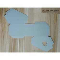 Matrice de coupe Scrapbooking Carterie boite cadeau oiseau - Nichoir Matrice de coupe Scrapbooking Carterie boite cadeau oiseau - Nichoir