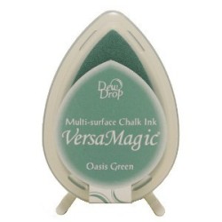 Water Ink Scrapbooking Card making - Versamagic Oasis Green