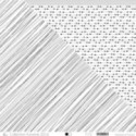 Imprimé "Lignes entremêlées noires sur fond blanc"
