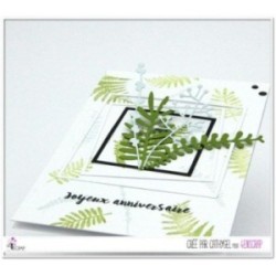 Matrice de coupe Scrapbooking Carterie feuille branche - Fougères d'automne 2 Matrice de coupe Scrapbooking Carterie feuille branche - Fougères d'automne 2