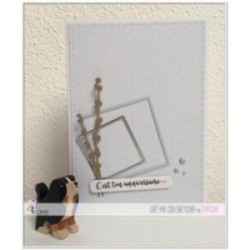 Matrice de coupe Scrapbooking Carterie feuille tige - Branches de baies 2