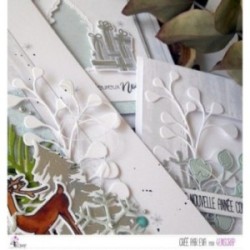 Matrice de coupe Scrapbooking Carterie feuille - Feuillage d'hiver Matrice de coupe Scrapbooking Carterie feuille - Feuillage d'hiver