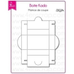 Matrice de coupe Scrapbooking Carterie cadeau rectangle - Boite kado