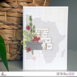 Matrice de coupe Scrapbooking Carterie voyage vacances - Valises Matrice de coupe Scrapbooking Carterie voyage vacances - Valises