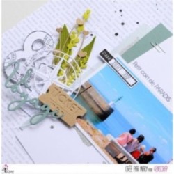 Matrice de coupe Scrapbooking Carterie mot - Voyage 2 Matrice de coupe Scrapbooking Carterie mot - Voyage 2