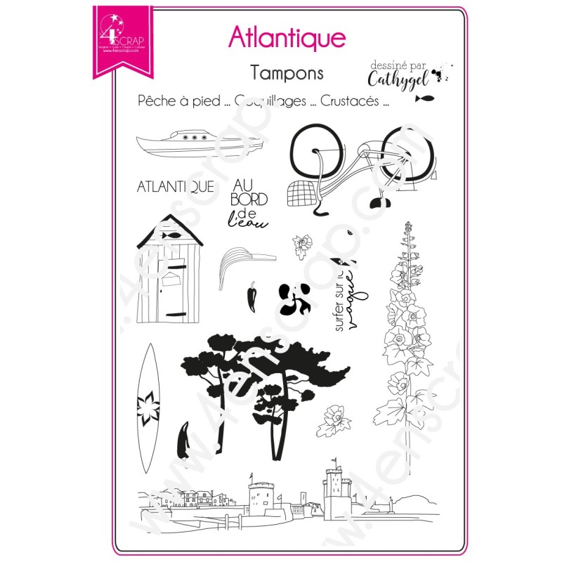 Tampon transparent Scrapbooking Carterie ouest région - Atlantique Tampon transparent Scrapbooking Carterie ouest région - Atlantique