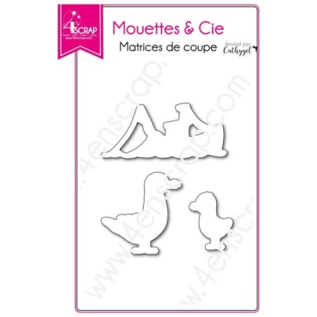 Matrice de coupe Scrapbooking Carterie bretagne bateau - Mouettes & Cie