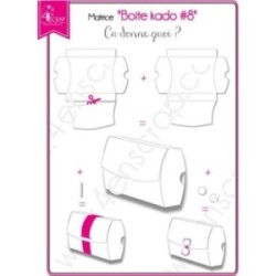 Matrice de coupe Scrapbooking Carterie cadeau offrir - Boite kado 8 Matrice de coupe Scrapbooking Carterie cadeau offrir - Boite kado 8