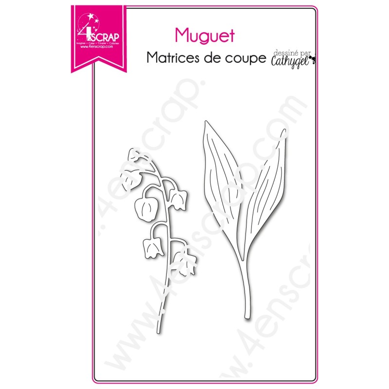 Matrice de coupe Scrapbooking Carterie printemps fleur - Muguet Matrice de coupe Scrapbooking Carterie printemps fleur - Muguet