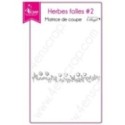 Matrice de coupe Scrapbooking Carterie fleur- Herbes folles 2
