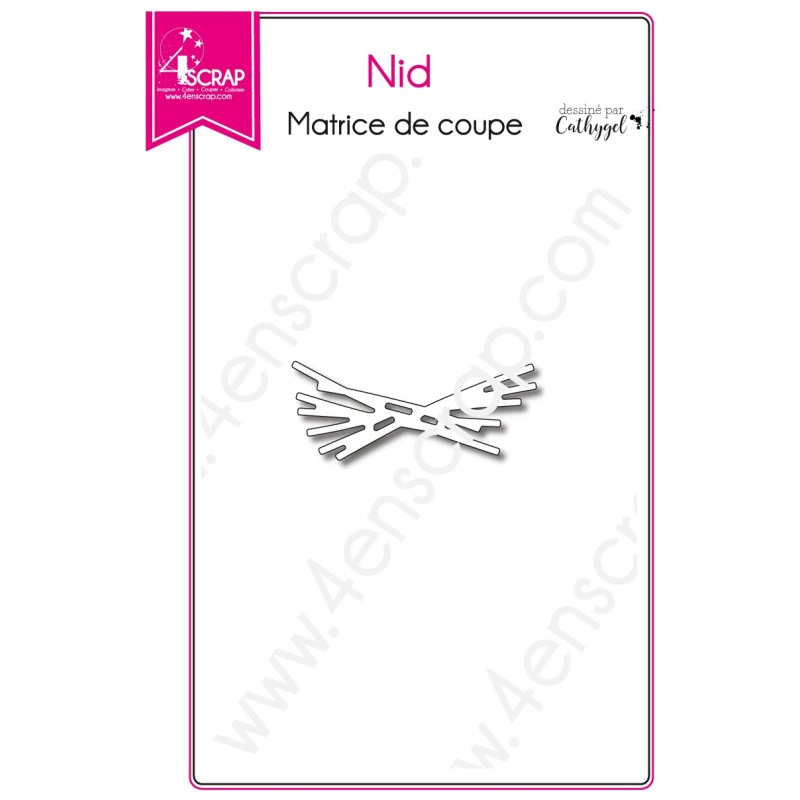 Matrices de coupe Scrapbooking Carterie pâques - Nid Matrices de coupe Scrapbooking Carterie pâques - Nid