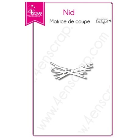 Matrices de coupe Scrapbooking Carterie pâques - Nid